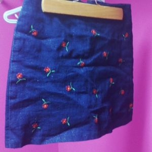jean skirt